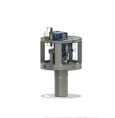 Thrust vector control 3 75mm | 3d print model