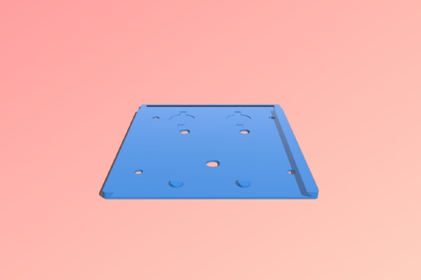 SX-70 external battery holder for I-type (slim) | 3d print model