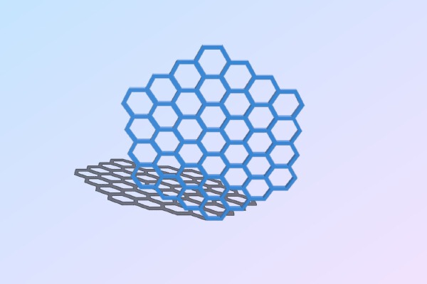 Hexagon Coaster | 3d print model
