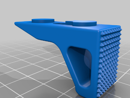 SLR Handstop KeyMod reproduction | 3d print model