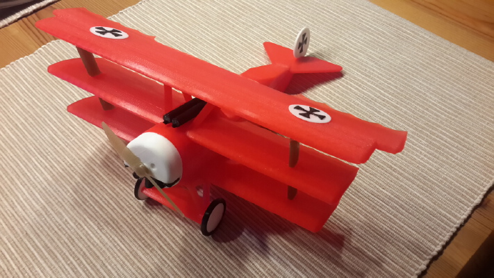 Fokker DR.1 Triplane Remix | 3d print model
