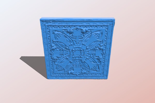 Louis H. Sullivan American, Felsenthal, Eli B., Store: Decorative Panel with Central Circular Foliate Design | 3d print model