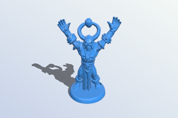 HeroQuest Chaos Mage 18mm version | 3d print model