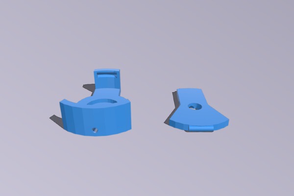 LED Throwie casing with auto-on | 3d print model