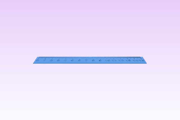 Simple ruler | 3d print model