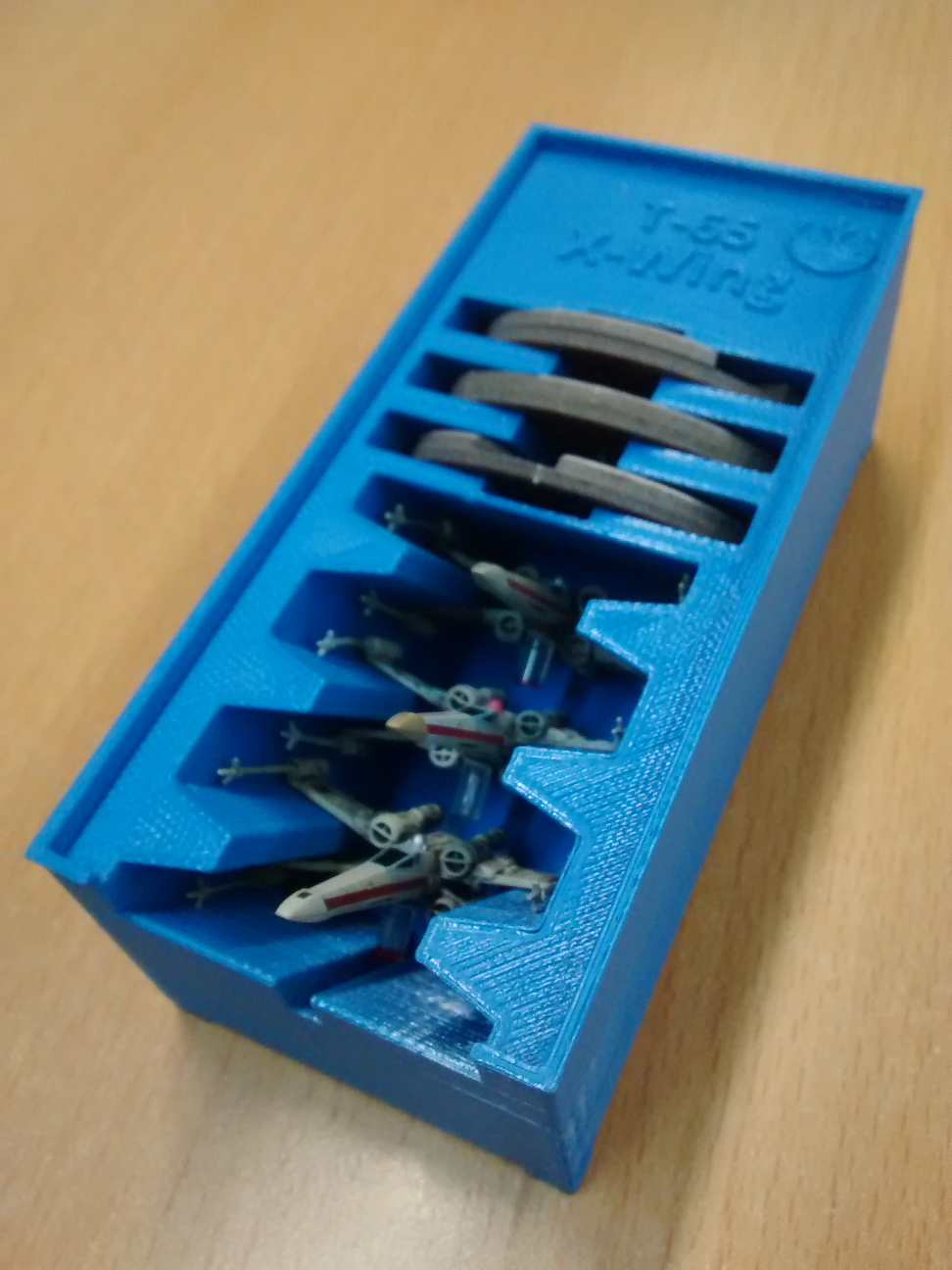 T-65 X-Wing x2 and x3 Holder (X-Wing Miniatures) for Stanley organizer