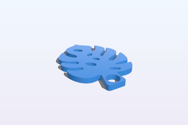 Leaf pendant | 3d print model