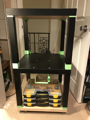 MP Maker Select V2 Lack Enclosure Control Box Mount | 3d print model