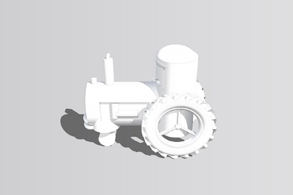 Tractor Tipping Disney Cars Movie | 3d print model