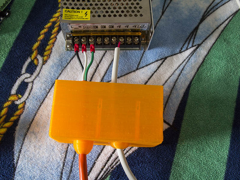 Power Supply cover for the model that came with the kit for the Mostly Printed CNC