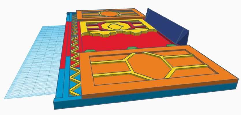 Bender of Minds Bay Door v2(sliding) | 3d print model