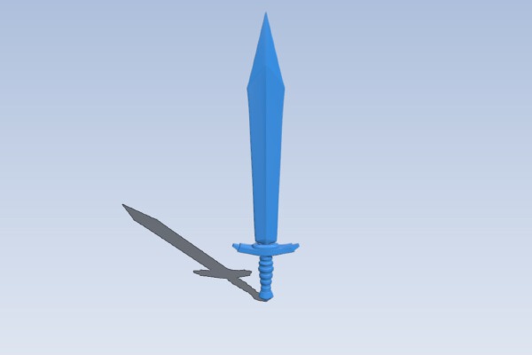 Usual sword | 3d print model