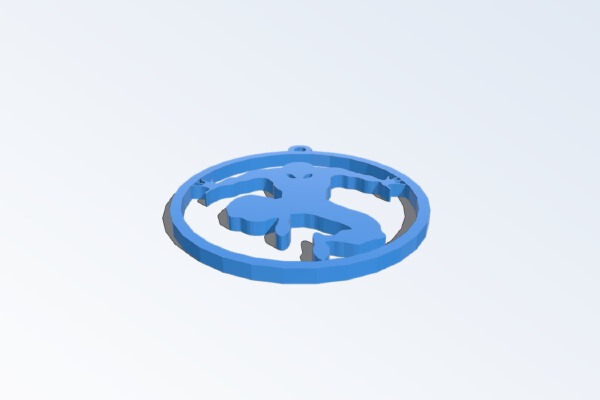 Spiderman pendant keychain | 3d print model
