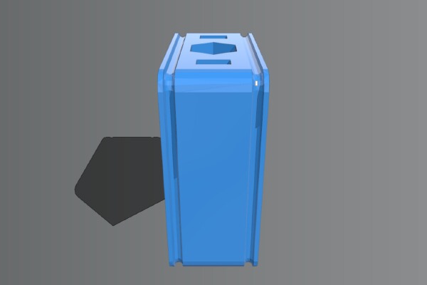 Square gate valve | 3d print model