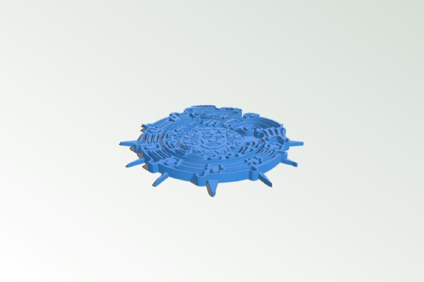 Aztec Balewind Vortex Top - remake | 3d print model