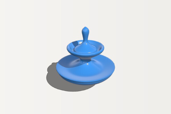 Spinning Top Stone Fountain | 3d print model