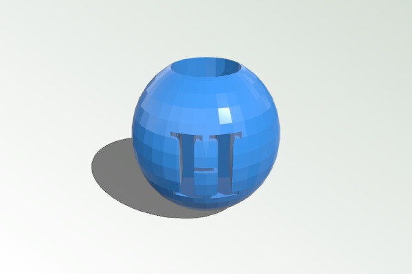 Hydrogen | 3d print model