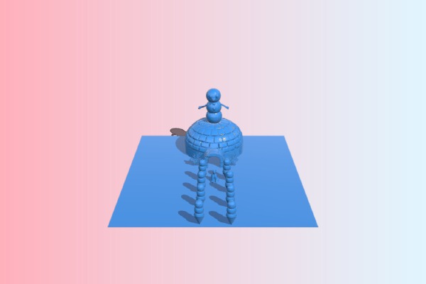 Temple of the Snowman | 3d print model
