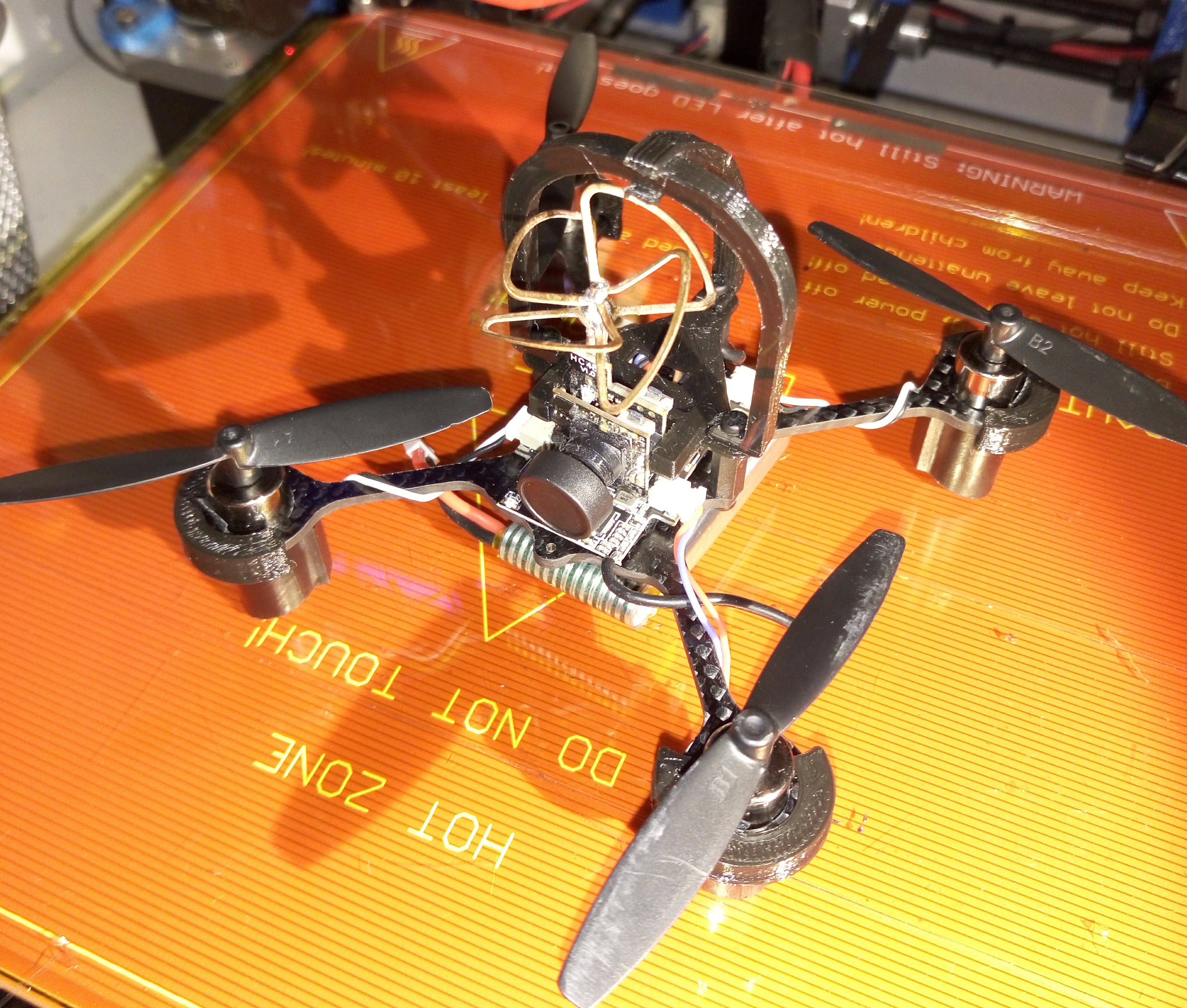 home made Eachine Bat QX 105 alternate frame and 3d parts