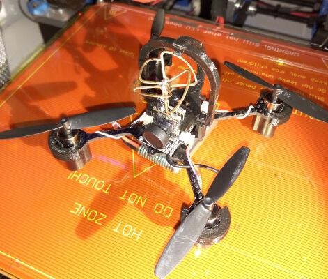 home made Eachine Bat QX 105 alternate frame and 3d parts | 3d print model