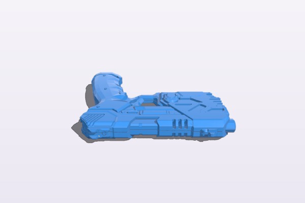 future pistol | 3d print model