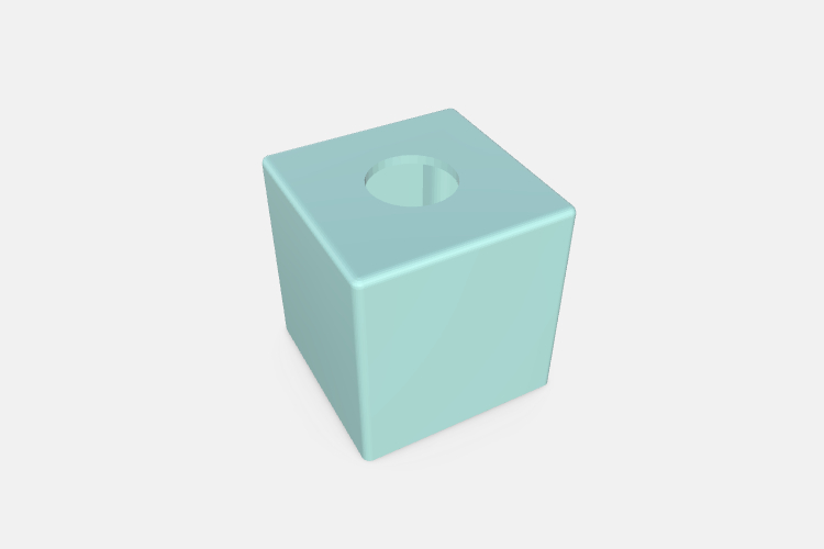 Push button case