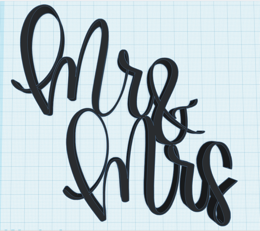 Mr & Mrs Calligraphy