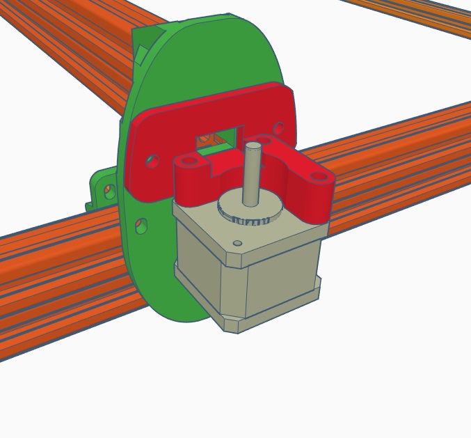 V-slot Laser,CNC, frame with internal belt.