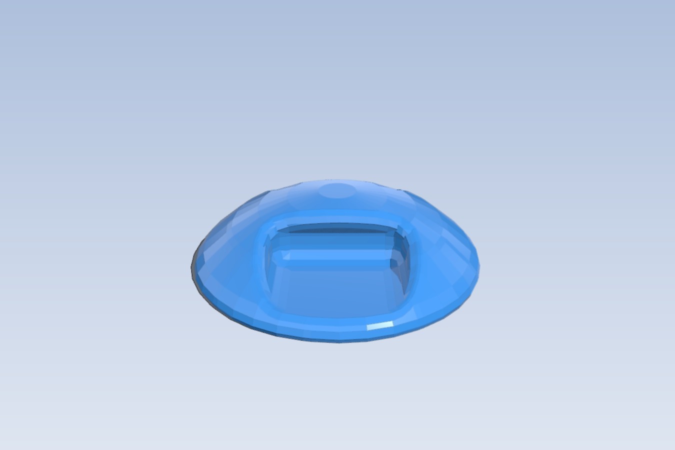 Low-profile knob (cabinet, drawer - parametric)