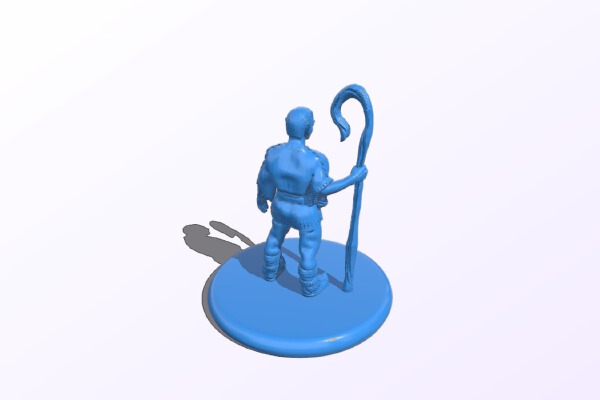 Halfling Shepherd | 3d print model