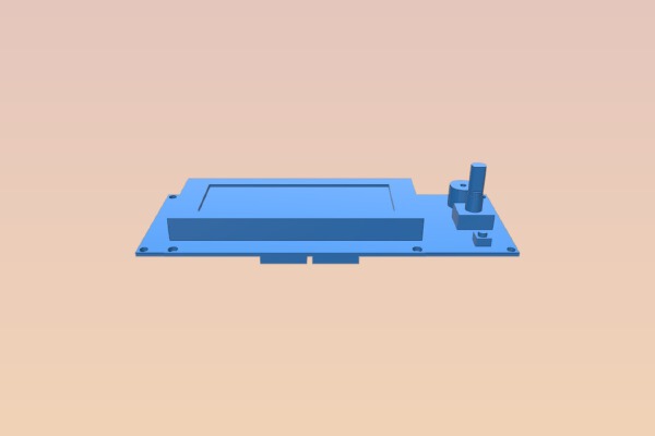 RepRapDiscount Smart Controller (Chinese clone) | 3d print model