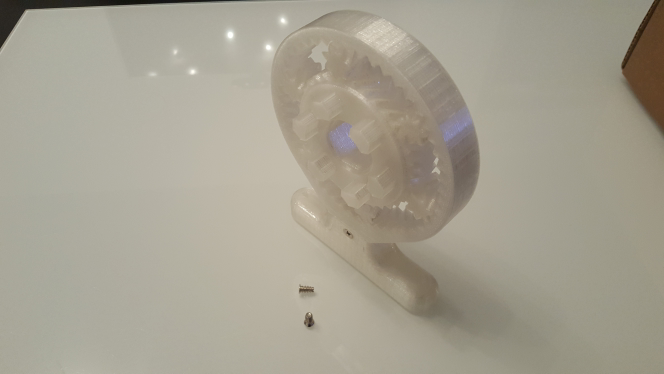 Spool holder with cones and gears bearing | 3d print model