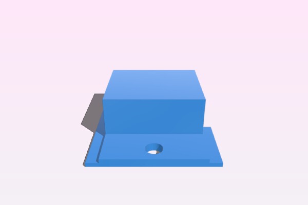USB Cable Holder with screws | 3d print model