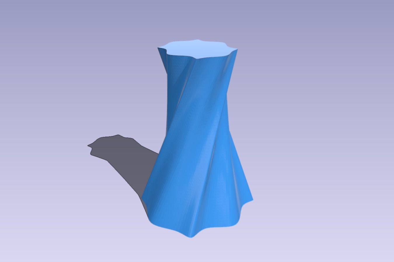 Velocity Painting Heart Vase