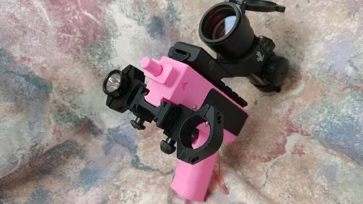 Tactical Jenga gun | 3d print model