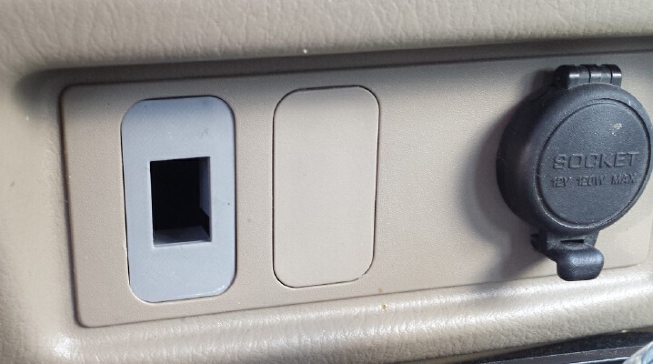 2003 Honda Accessory Switch Plate | 3d print model