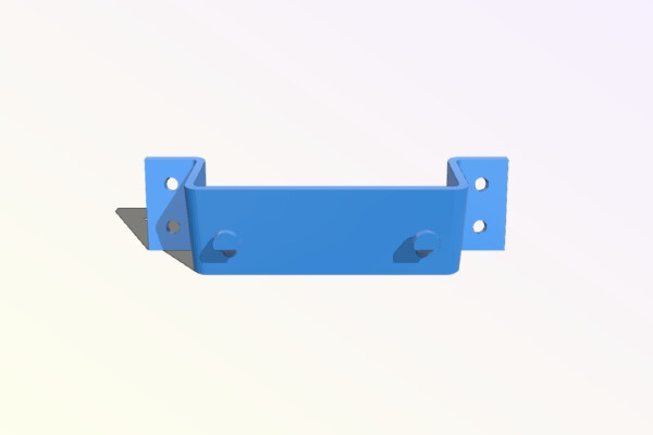 Synology RT2600ac wall bracket | 3d print model