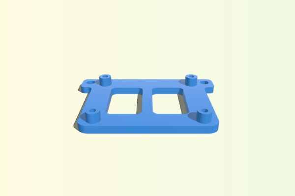 Mosfet Mount 50x60 side or 2020 extrusion | 3d print model