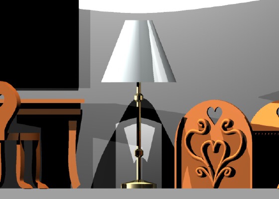 floor lamp for doll's house | 3d print model