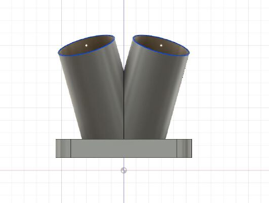 T25-28-30 turbo merge collector | 3d print model