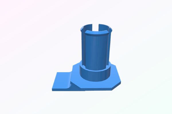 Filament spool holder mount for MakerBot Replicator | 3d print model