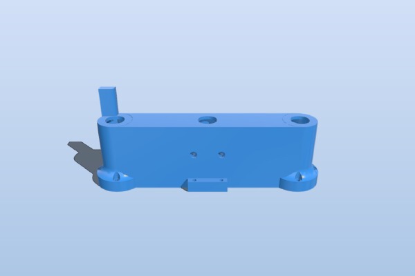 Ultimaker Original Aluminum bed Bearing cap w nut holder | 3d print model