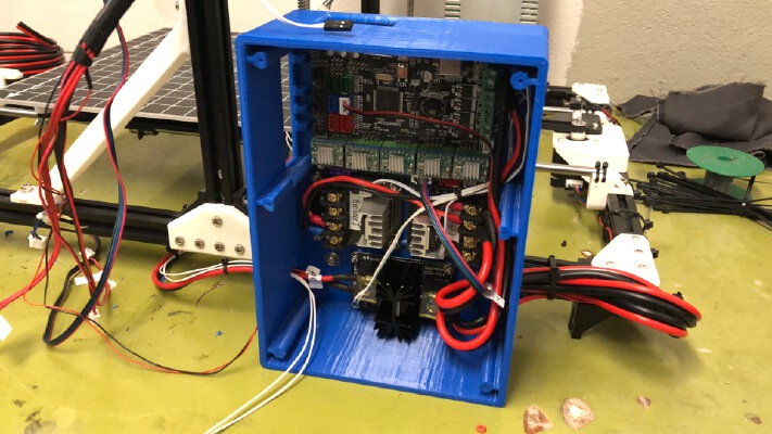 Board Case for MKS Gen L V1 and triple MOSFET + Fan | 3d print model