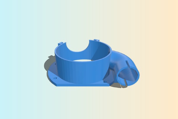Maslow Z-axis Vacuum Base | 3d print model