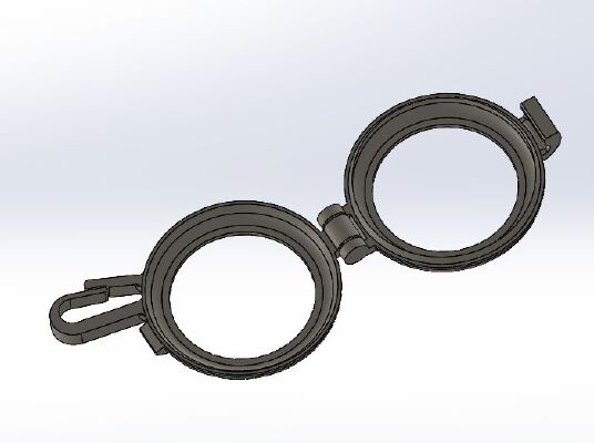 Apple Airtag Keyring Clip_Ring Case Print in Place (and Doll Purse) | 3d print model