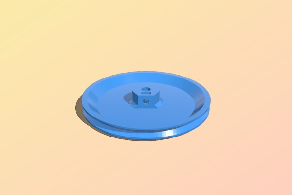 Rueda reto escornabot | 3d print model