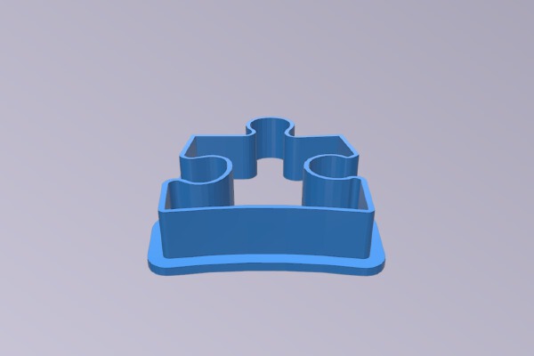 Autism cookie cutter | 3d print model
