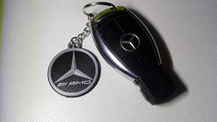 Mercedes Benz AMG keychain | 3d print model