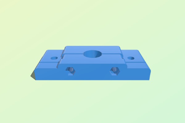 All-metal (type e3d) hotend mount for prusa i3 | 3d print model