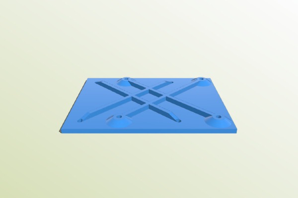 VESA_Monitor Offset Mount | 3d print model